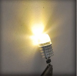 LED Lamps AC/DC 12V 1.5W high power Crystal Corn Bulbs Droplight Chandelier Spot Light White 360 degree