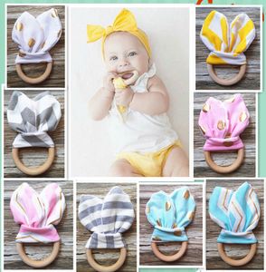 베이비 젖니 반지 안전 환경 친화적 인 아기 Teether Teething Ling Wooden Theam Training Child Chews Baby Teeth Stick