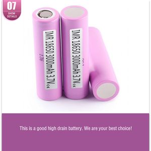 (Ten Compensation For One Fake)!!!Authentic 30Q 18650 Battery 3000MAH 30A Lithium Rechargeable Batteries Using Samsung Cell VS 25R Free Ship