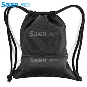 Nylon Drawstring Basquete Basquete Adulto Sacos de Yoga Fitness Ao Ar Livre Esportes Passeio Mochila