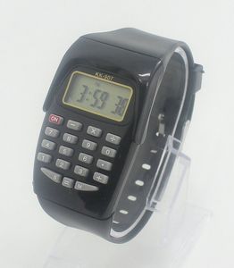 Mode LED Digital Uhr 2016 Silikon Casual Kinder Kinder Sport uhr Multifunktions Rechner armbanduhr Relogio Uhr