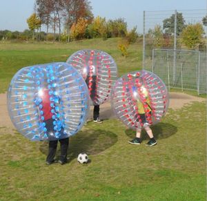 C Nadmuchiwane Zorb Ball Nadmuchiwany zderzak Bull Kids Dorosłych Bubble Balls Football Piłka nożna Sport Zorbing Ball Z 1M 1.2m 1.5m Gry Casual