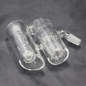 Double Chamber 7 Arm Tree Percolator Ash Catchers Showerhead 45 Degree 14mm or 18mm for Glass bubbler Water Pipes Bongs