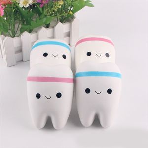 Yenilik Squishy diş Yavaş Yükselen Kawaii 10.5 cm Yumuşak Sıkmak Sevimli Cep Telefonu Askı Oyuncak hediye Stres Oyuncaklar çocuklar için Dekompresyon oyuncaklar 150