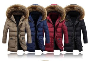 3XL Dicke Wintermantel Männer Stepp Puff Sleeve Jacke Warme Mode Männlichen Mantel Parkas Outwear Baumwolle Gepolsterte Kapuze Unten Mantel j161054