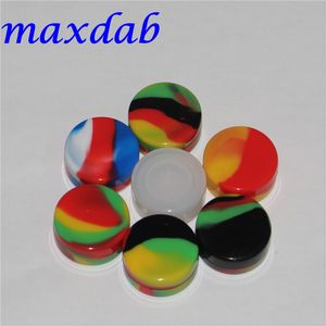 3ml silicone container oil jar for dry herb non-stick silicon storage silicone dabber tool wax containers