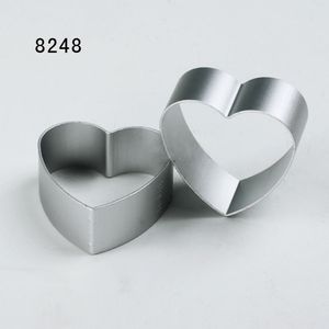 Wholesale-Mini heart shape aluminium alloy Cookies/Fruit/vegetable/toast cutter cookie mold pudding mold FREE SHIPPING