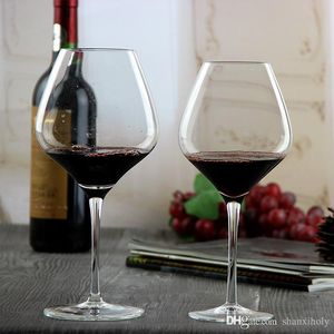 Горячая продажа Кристалл красное вино стекло гигантский длинный стебель бокал