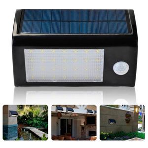 500LM Outdoor Solar Licht Motion Sensor Sicherheit 28LED Schritt Treppe Weg Landschaft Garten Beleuchtung Solar Wand Lampe