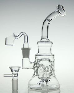 Yeni bilimsel bong cam geri dönüştürücü yeni su bong petrol kulesi elmas boru