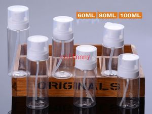 60ml/80ml/100ml Transparent Glass Refillable Packaging Bottles refillable perfume spray bottle atomizer perfume bottle