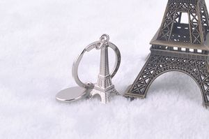 3D Metal Simulation Eiffel Tower Keychain French Souvenir Paris KeyChain Key Chain Key Holder Keyring