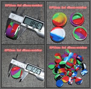 silicone jar dab wax container With Acrylic Shield free shipping titanium nail dabber tool smoking accessary in stock