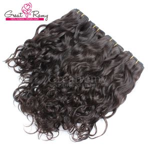 100% Unprocessed Peruvian Human Hair Extensions 3pcs/lot Natural Wave Hair Bundle Greatremy Top Human Hair Weft Weaves