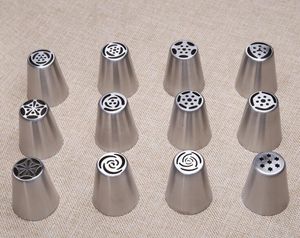 Large Stainless Steel Pastry Nozzle Tips Russian Tulip Nozzle Perfect For Cake Cupcake Decorating Icing Piping Nozzles Russian Rose