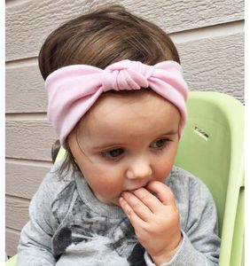 Moda Çocuk Saç bandı güzel bebek Elastik saç bandı pamuk düğüm kafa Saç Aksesuarları Elastik bebek saç süsleri Charm başörtüsü