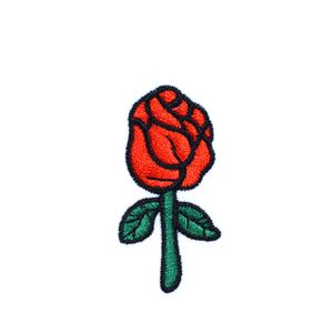 10 PCS Rose Embroidered Patches for Clothing Iron on Transfer Applique Patch for Jeans Bags DIY Sew on Embroidery Kids Stickers