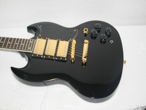 New Arrival Black Electric Guitar 3 Pickups High Quality Wholesale Guitars