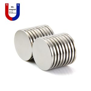 wholesale 20pcs super strong magnet 252 n35 permanent rare earth magnet 25mmx2mm industry neodymium magnet d252mm