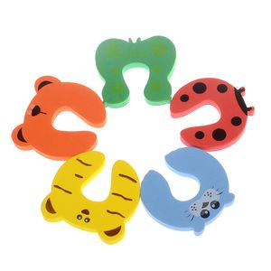 Fermaporta Sicurezza Animale Cartone animato Tappo per porta per cancelli di sicurezza per bambini EVA Tappo di sicurezza per bambini Clip per porta C3018