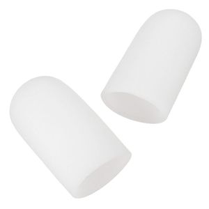 2 sztuk Silikonowy żel Toe Cap Tube Protector Blisters Buncions Stopy Stóp Półtlenia # R571