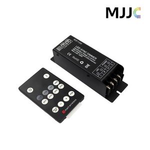 MJJC 12V 24V 300W LED Dimmer with a RF 14 Keys Wireless Remote for Synchronously control hundreds of meters Single ColorLed Strip Light