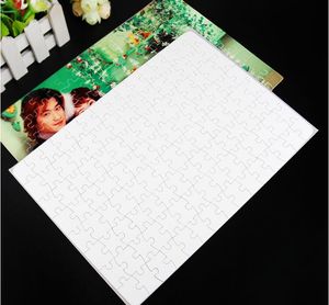 Forniture scolastiche di ufficio Sublimazione in bianco A4 Jigsaw Puzzle con 120 pezzi FAI DA TE Heat Press Transfer Artigianato