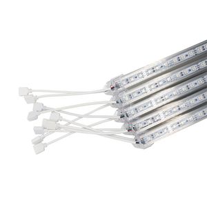 Mutfak Dolabı için RGB Led Bar Işık 12V SMD 5050 Chip U Alüminyum Shell + PC Kapak Sert Sert Led Şerit Işık Tüp