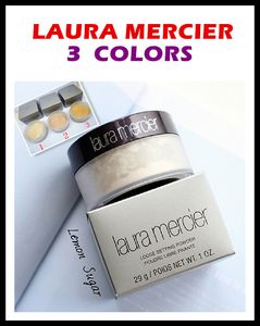 12pcs 3 clolors laura mercier loose setting powder Translucent Min pore Brighten Concealer Nutritious Firm sun block long-lasting 29g