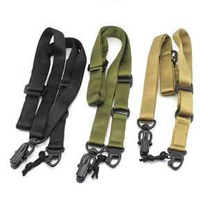 Dois pontos Dual Point Tactical Sling Outdoor Sports Sports Hunting Rifle Shooting Paintball Gear Airsoft Strap Gun Salyard No12-007