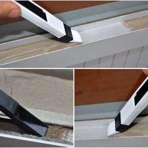 1pc Polished Window Track Cleaning Brush Keyboard Nook Cranny Dust Shovel 2 in 1 #R91