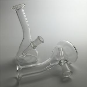 Bong per tubi di acqua in vetro mini piattaforma petrolifera da 4,3 pollici di nuovo arrivo con giunto femmina da 10 mm trasparente spesso inebriante bong piccolo dab rig