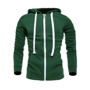 Herbst 2018 Neue Herren Plain Hoodie Fleece Sweatshirt Kapuzenmantel Pullover Reißverschlussjacke Großhandel Freeshipping Mantel Mode Frauen Mantel