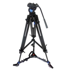 Pro Video Fluid Drag Tripod Benro KH25N Wheels Support Skater Dolly For Canon Sony Panasonic Camera Camcorder Free DHL