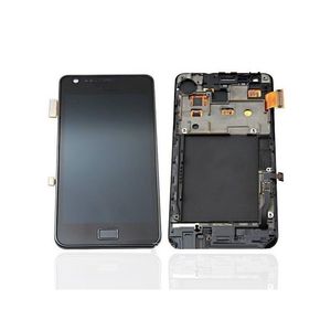 Wyświetlacz ekranu Digitizer LCD dotykowy dla Samsung Galaxy S2 I9100 czarno-biały