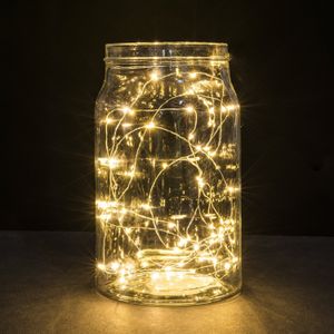 Creative Warm White Waterproof 3M 30 Led Copper Wire String Light Fairy Lamp For Christmas Wedding Decoration with 200PCS