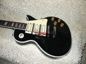 Beste hochwertige Custom Ace Frehley E-Gitarre Schwarz Neuankömmling OEM erhältlich