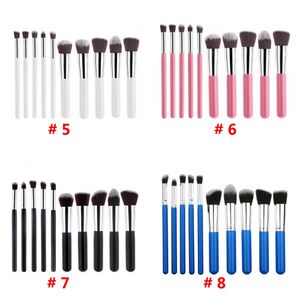 Pincéis de Maquiagem Profissional Set Mulheres Beauty Maquiagem Ferramentas 10 pcs Escovas Cada conjunto Novo DHL Livre Cosméticos Escova