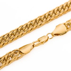 Popular Snake bone pattern 18k gold-plated couple necklace high quality gold filled Snake bone necklace wholesale car flower gift