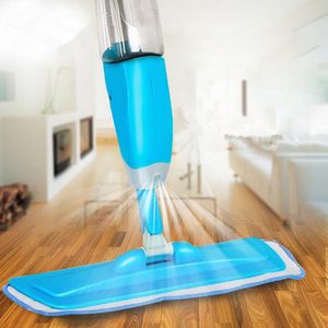 2017 Ny vatten Spray Squeeze Magic Mops Golvrengöring Multifunktionell Aluminium Pole Microfiber Mop Hushållsredskap