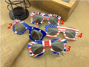 Envio Eua Reino Unido venda por atacado-New Style Crianças EUA Bandeira Óculos De Sol América Impressão UK Crianças Óculos De Sol Pçs lote Frete Grátis