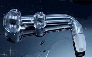 Transparent glas med en bubbla vid RI ---- Oljeplattformar Vattenrör Tjock Pyrex Mini Heady Liquid Sci Vattenrör, Färg Slumpmässig Leverans
