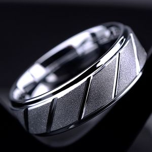 Anéis De Dedo Do Motociclista venda por atacado-BC jóias de moda mm largo banhado a prata de aço inoxidável Motociclista dedo médio anel fosco para homens mulheres presentes BC