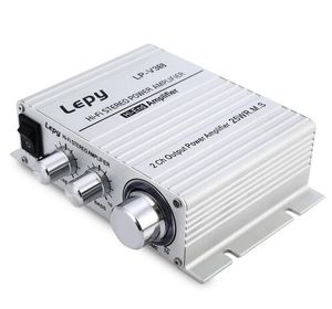 Lepy LP-V3 700W 12V Mini Hi-Fi Stereo Amplificatore di potenza digitale Altoparlante audio per auto MP3 con ingresso audio da 3,5 mm