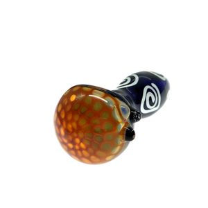 Unique Personality Design: 4.3-Inch Glass Water Pipe for Tobacco Smoking