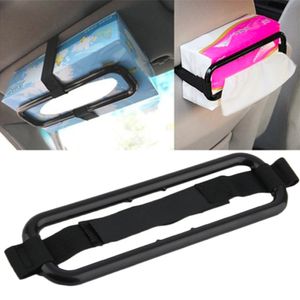 Multifunctional Tissue Paper Box Holder Cover Auto Accessories Paper Napkin Seat Back Bracket Car Styling Sun Visor Louver Shield Stand Belt