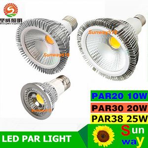 Dimmbare E27-LED-Lampen, 10 W, 20 W, 30 W, Par20, Par30, Par38, LED-Scheinwerfer, ersetzen LED-Schienenlampe, AC 85–65 V, CE, ROHS