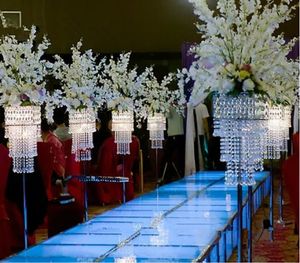 Wholesale decoração de casamento decoração flor vaso stand para fase de casamento