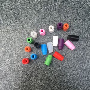 Wholesale short tips for sale - Group buy 510 TFV8 Mini Silicone Mouthpiece Drip Tip Disposable Colorful Silicon testing caps rubber short Test Tips Tester Cap e cig drip tips DHL