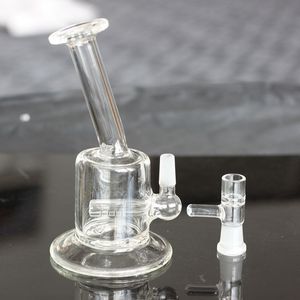 5 Mini Bubbler Glass Ash Catcher Hookahs Mannelijke mm Inline Percolator Water Pijp Olie Rig Bong Hoge Kwaliteit mm gewricht